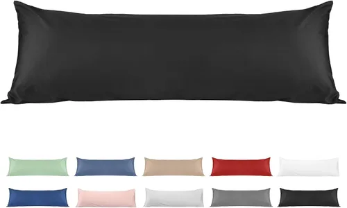 Vista 36 de Deep Dream - Juego de 2 fundas de almohada estándar 100% algodón de 600 hilos, 20 x 26 pulgadas, cierre de sobre súper suave y transpirable (negro)
