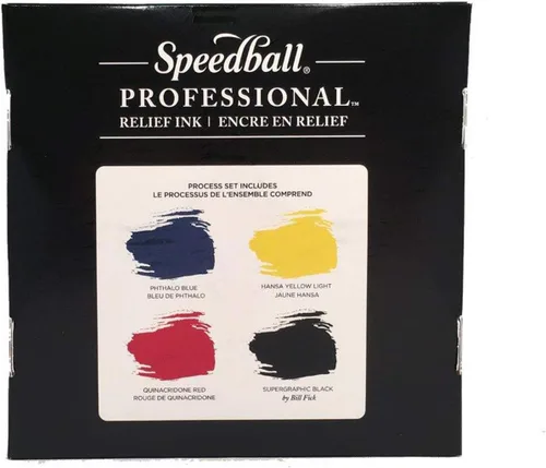 Vista 17 de Speedball Tinta de alivio profesional, azul ultramarino, tubo de 5 onzas