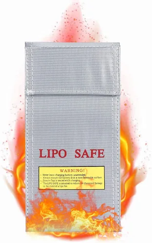 Vista 3 de Bolsa de batería de iones de litio, caja de batería de dureza Diseño portátil a prueba de explosiones Algodón ignífugo para batería