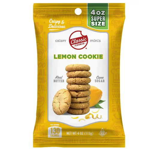 Vista 11 de Classic Cookie, Mini galletas crujientes, bolsas de chispas de chocolate de 4 onzas, 24 bolsas