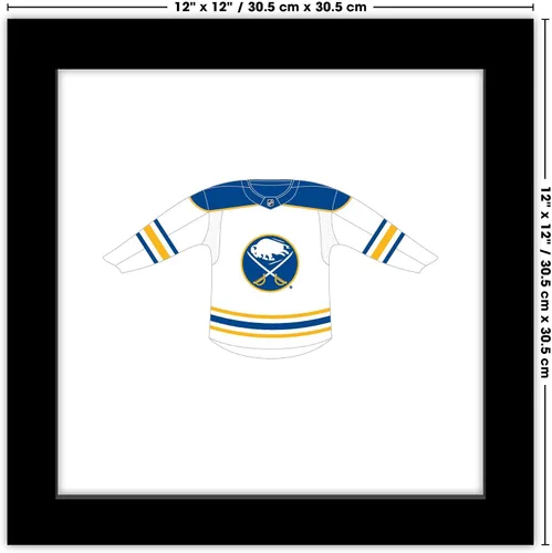 Vista 6 de Trends International Gallery Pops NHL Buffalo Sabres - Póster de pared frontal de uniforme para el hogar, 12.00 x 12.00 pulgadas, versión de marco