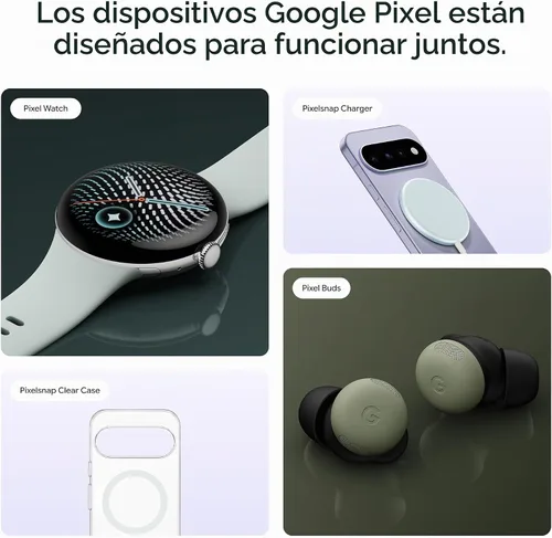 Vista 9 de Google Pixel 11 - Teléfono inteligente desbloqueado, Géminis - 256 GB Frost