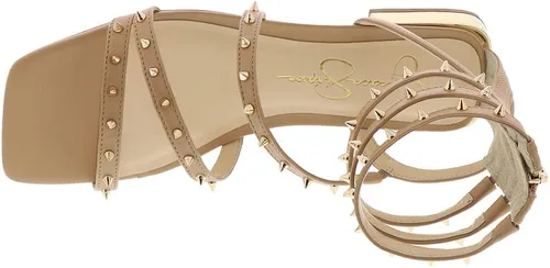 Vista 2 de Jessica Simpson Sandalias planas Cenedra Gladiator para mujer