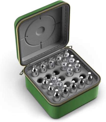 Vista 4 de SHBC Estuche para cartuchos de CO2 de 0.42 oz, soporte organizador de viaje silencioso, almacenamiento seguro para cartuchos de CO2/N2O de 0.42 oz