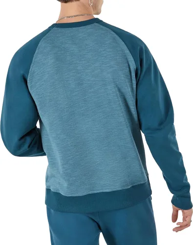 Vista 2 de Champion Sudadera de forro polar Powerblend para hombre, sudadera de cuello redondo (regular o grande y alto)