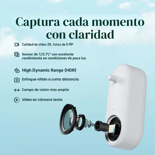 Vista 7 de Birdbuddy PRO Comedero Inteligente para Aves sin Energía Solar con Cámara - Identificación de Especies de Aves por IA, Fotos de 5MP, Cámara