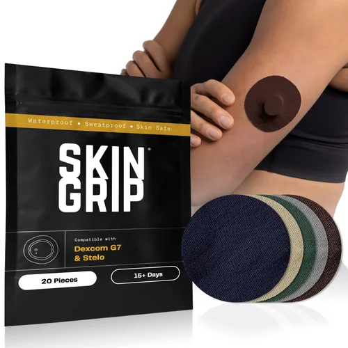 Vista 20 de Skin Grip Parches adhesivos compatibles con sensores Dexcom G7 y Stelo CGM Estampados de animales - Paquete de 10