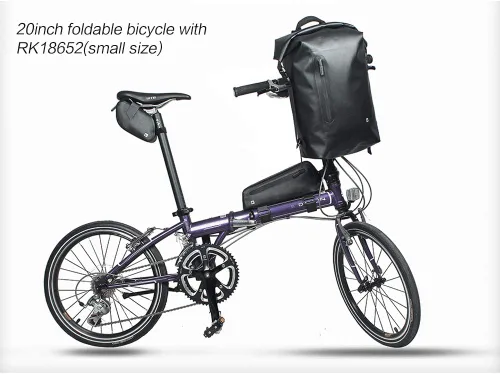 Vista 3 de Rhinowalk Accesorios Profesionales de Ciclismo - Bolsa Triangular Impermeable para el Marco de la Bicicleta, Bolsa para el Tubo Inferior