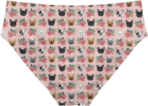 Vista 3 de Bragas de bikini para mujer con diseño de animales florales y suaves