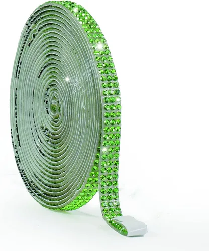 Vista 18 de Cinta de cristal autoadhesiva, calcomanías de diamantes de imitación para envoltura de regalos, manualidades, proyectos de decoración, bodas Negro