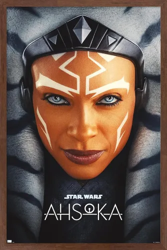 Vista 10 de Trends International Star Wars: Ahsoka - Póster de pared de una hoja, 14.72 x 22.37 pulgadas, versión enmarcada de madera de granero Versión
