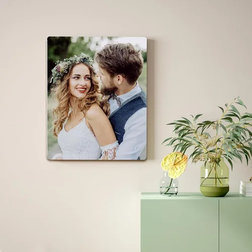 Vista 2 de Custom Style Impresiones de metal personalizadas con tus fotos Impresiones de fotos de metal personalizadas para arte de pared, regalo de foto
