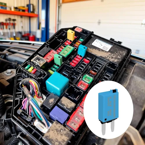 Vista 7 de Kit de fusibles de reinicio manual ATM Mini fusibles de perfil bajo 5A, 10A, 15A, 20A, 25A, 30A para disyuntores automotrices de 32 V CC, fusibles