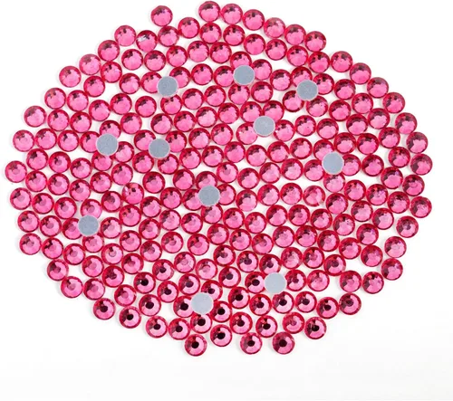 Vista 48 de 6000 PIEZAS Diamantes de Imitación Hotfix a Granel, Diamantes Naranja para Manualidades y Ropa, Diamantes de Imitación para Decoración DIY, SS10