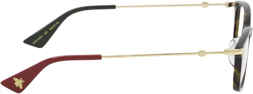 Vista 3 de Gafas Gucci GG 0112 OA- 002 AVANAORO Havana Transparent Gold