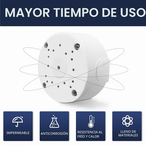 Vista 4 de Paquete de 12 cajas de conexiones de cámara de seguridad para cámaras bala