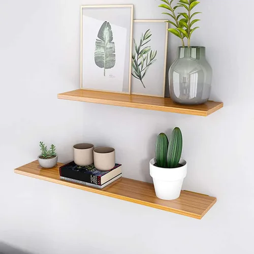Vista 8 de Soportes flotantes de metal triangulares para estantes, montaje en pared, soporte oculto para estantes, para dormitorio, sala de estar, baño, Negro