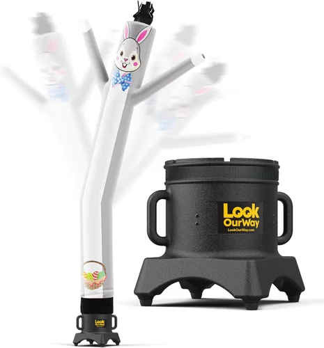 Vista 27 de LookOurWay Juego inflable de tubo para hombre de Halloween Air Dancers Inflable de monstruo loco de 20 pies con soplador de 12 pulgadas Monster