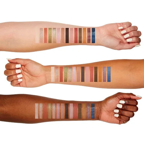Vista 7 de Sigma Beauty Untamed paleta de sombras de ojos – 14 sombras de ojos atrevidas en acabado mate, brillante y metálico – Paleta de maquillaje de ojos