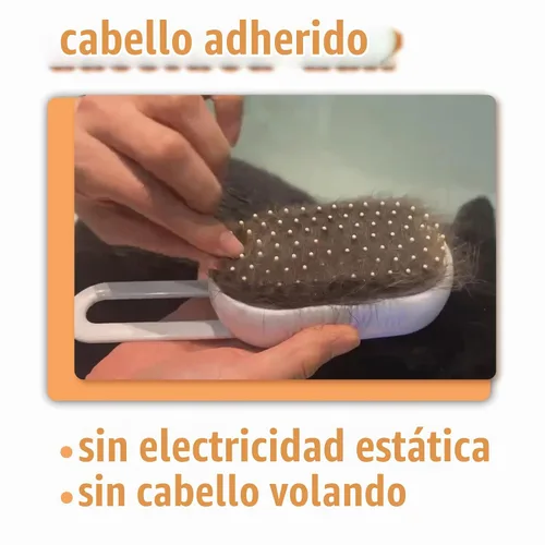 Vista 4 de Cepillo de vapor para gatos y perros, peine de aseo 3 en 1 para mascotas, 1 unidad