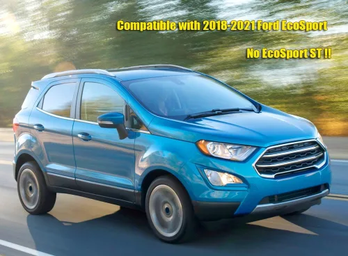 Vista 2 de Protector contra salpicaduras compatible con Ford EcoSport 2018-2022 Sin modelos ST, juego de 4 protectores de lodo delanteros y traseros
