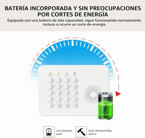 Vista 8 de Sistema de alarma inalámbrico PGST para seguridad en el hogar con sensor