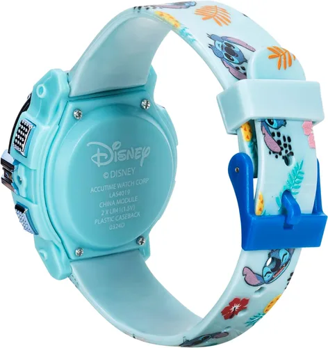 Vista 9 de Disney Stitch - Reloj LCD para niños, esfera iluminada intermitente, pantalla digital de hora, correa ajustable, divertido diseño de personajes