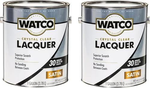 Vista 16 de Watco 333690 Acabado de madera transparente lacado, galón, transparente mate