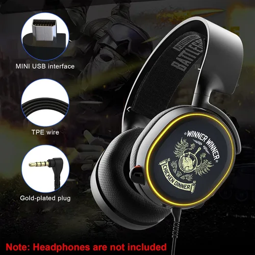 Vista 4 de Cable de repuesto para auriculares Arctis 3 Arctis 5, compatible con Arctis 3, Arctis 5, Arctis 7, Arctis Pro Wireless, auriculares Arctis Pro