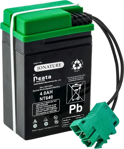 Vista 2 de Kit combinado de batería de 6 V + cargador para Peg Perego para John-Deere Express/para tractor utilitario John-Deere/Tractor rojo para niños