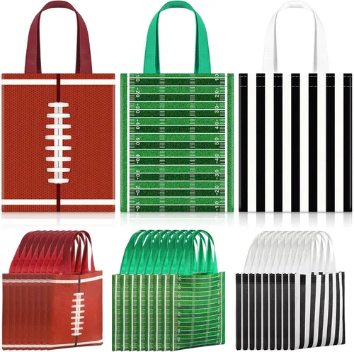 Vista 11 de Photect 24 piezas de bolsas de regalo para fiesta de construcción temática de construcción, bolsa de camión volquete no tejida mini con asas
