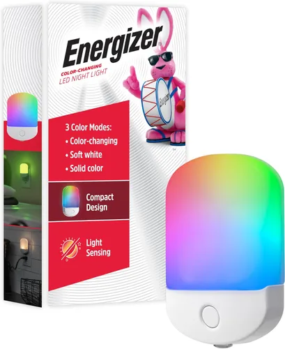 Vista 10 de Energizer Luz nocturna flamenco, neón, encendido/apagado automático, rosa