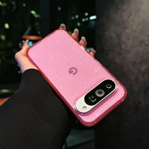 Vista 10 de Magnética para Google Pixel 8 Funda para Mujeres, [Efecto Holográfico Iridiscente que Cambia de Color] Funda Protectora de Teléfono Mate de Moda