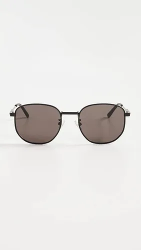 Vista 2 de Bottega Veneta Gafas de sol redondas de metal completo para mujer