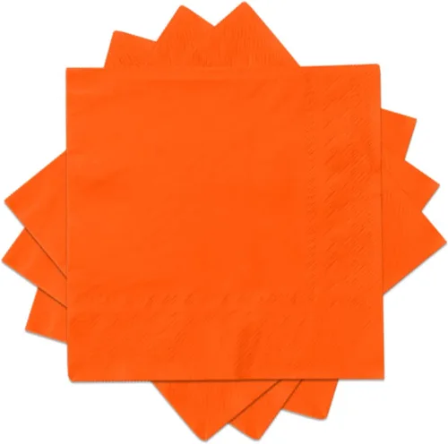 Vista 8 de Servilletas de cóctel de 3 capas, 80 unidades, servilletas de papel desechables, servilletas de cóctel de papel, servilletas de cena