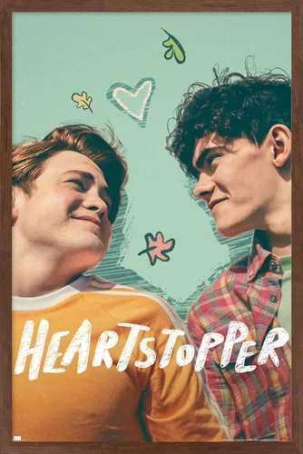 Vista 10 de Trends International Netflix Heartstopper: Temporada 1 - Póster de pared de una hoja Versión enmarcada Barnwood