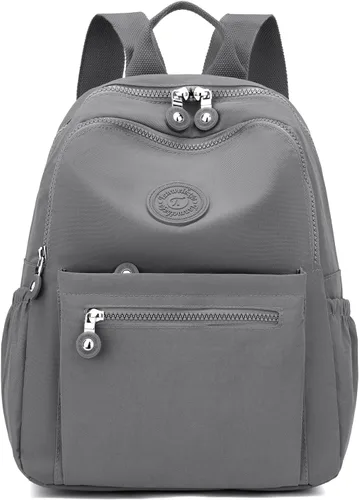 Vista 11 de Tanweibago Mini mochilas de nailon para mujer, mochilas pequeñas de 11L para mujer, mochila ligera casual para mujer, mochila de viaje de compras