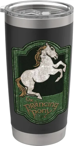 Vista 9 de The Lord of the Rings The Prancing Pony - Vaso aislado de acero inoxidable Blanco