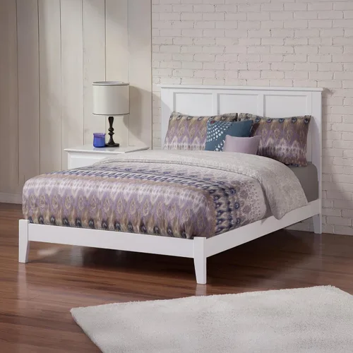 Vista 8 de AFI, Madison King - Cama con plataforma de madera maciza de perfil bajo, color espresso