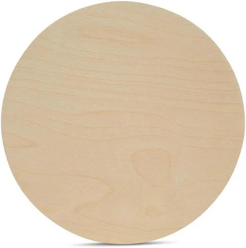 Vista 10 de Círculos de madera de 0.5 pulgadas de grosor, desde 10 hasta 24 pulgadas de diámetro