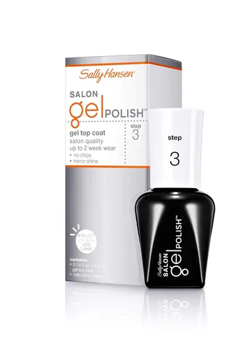 Vista 14 de Sally Hansen Salon Pro Gel - Esmalte de uñas en gel laca, Sheer Ecstasy, 0.24 onzas líquidas