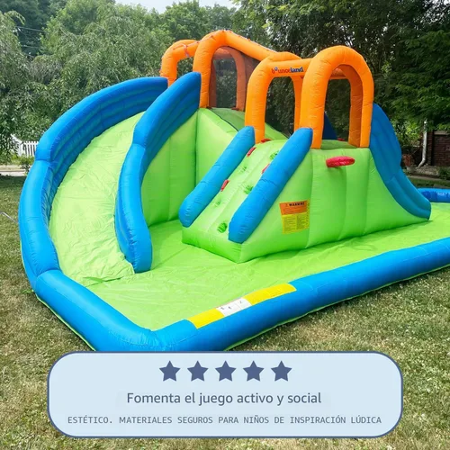 Vista 5 de Tobogán de agua, isla parque acuático