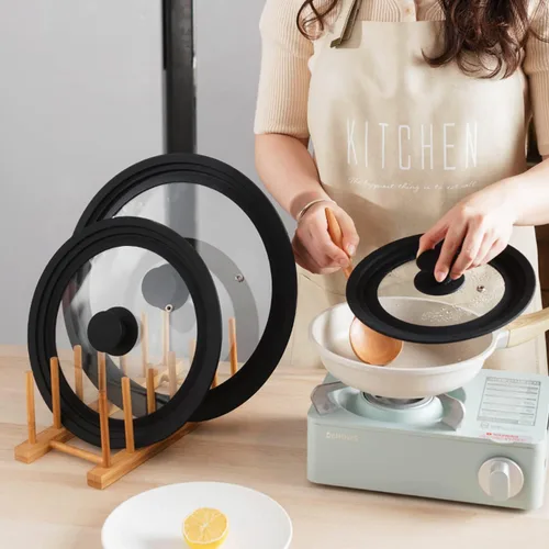 Vista 7 de Pomo universal de silicona para tapa de olla, resistente al calor, asas de sujeción, apto para lavavajillas, para Crockpot rival, piezas de repuesto