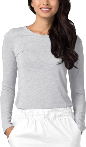Vista 9 de Adar Underscrubs para Mujeres - Camiseta Underscrub de Manga Larga Comfort Aguamarina (Aquamarine)