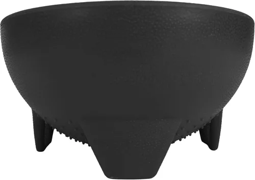 Vista 6 de Juego de 6 cuencos de salsa negra. 4.5 pulgadas de diámetro, cuencos de 12 onzas perfectos para fiestas, eventos o uso regular. Ideal para salsas
