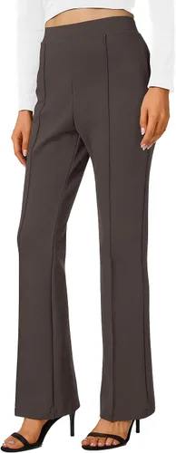 Vista 69 de Urban CoCo Pantalones de trabajo elásticos con corte de bota, pantalones de yoga pequeños para oficina casual