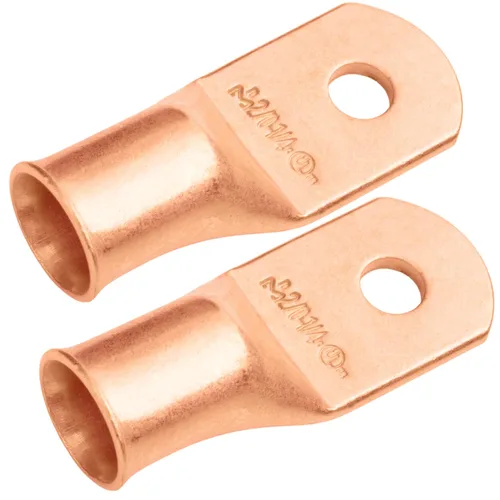 Vista 147 de SELTERM - 5 terminales de anillo resistentes para cable de batería, calibre 1/0 AWG, pernos de 1/2 pulgadas, terminales de calibre 0, ojales