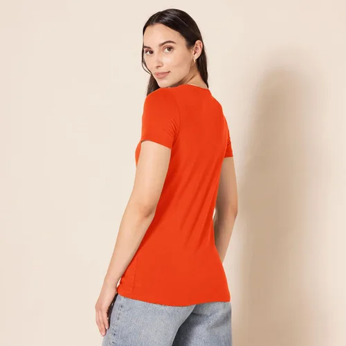 Vista 71 de Amazon Essentials Women's Regular-Fit Short-Sleeve Crewneck T-Shirt
