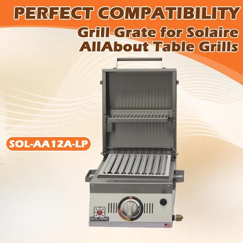 Vista 5 de Rejilla para parrilla Solaire AllAbout SoL-AA13R, 10.4 x 13.7 pulgadas