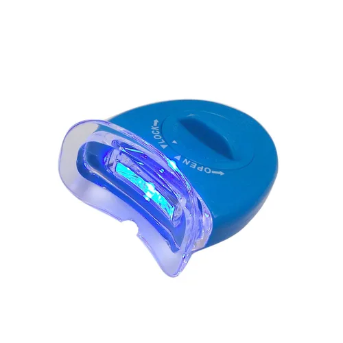 Vista 2 de Mini Acelerador LED de blanqueamiento de dientes azules sin luz Guía de sombra